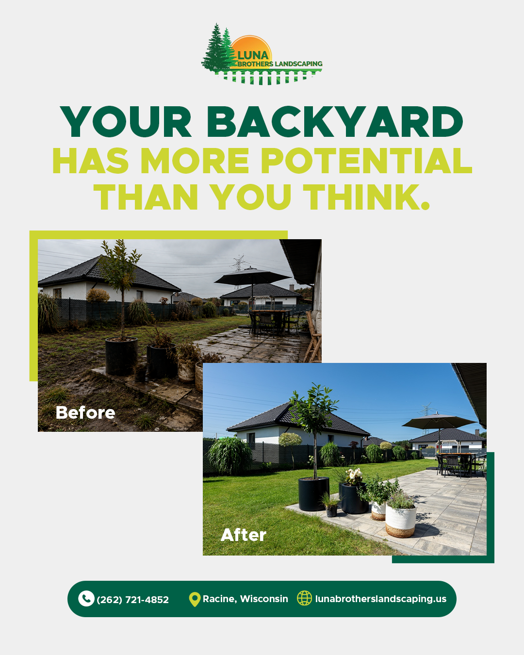 Backyard inspiration — Luna Brothers service design