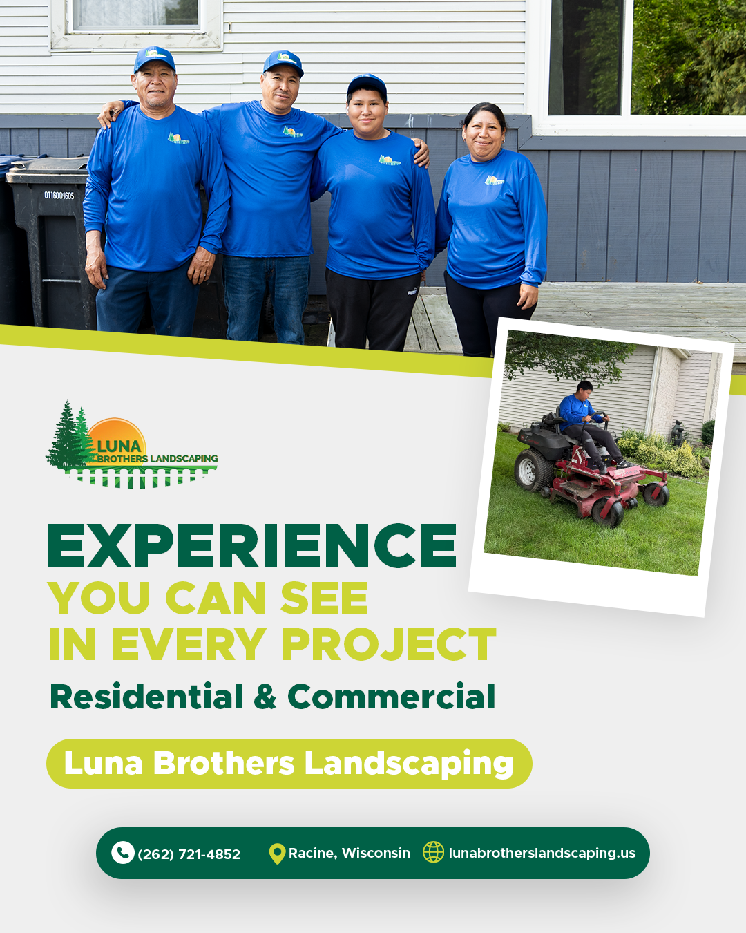 Luna Brothers Landscaping — supplied business photograph
